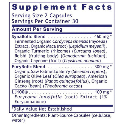 Premier Research Labs Men's Performance Edge 60 plant-source capsules