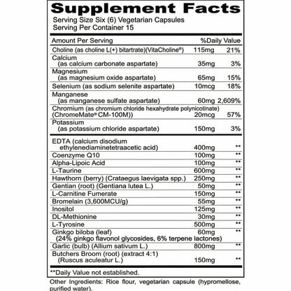 Priority One Cardio Chelation 90vc