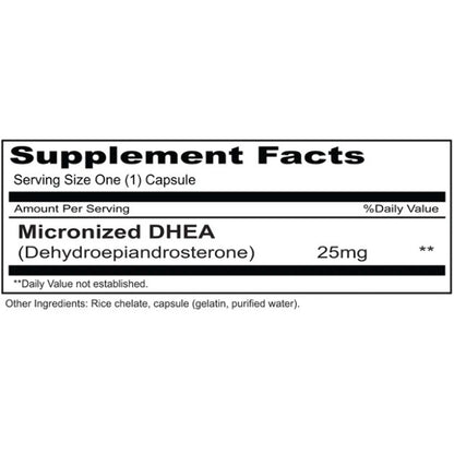 Priority One DHEA 25 mg 90c