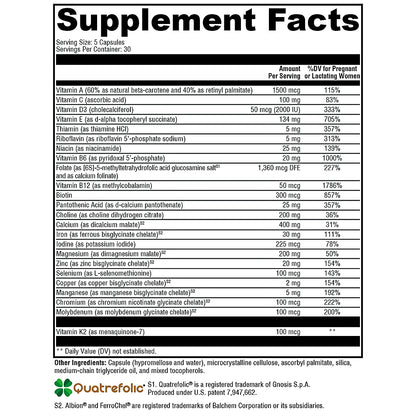 Xymogen Prenatal Essentials 150 Vegetable Capsules