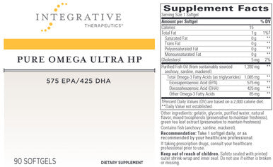 Integrative Therapeutics Pure Omega Ultra HP 90sg