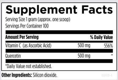 Quercetin Ascorbate Powder 100 g (3.5 oz)