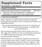 Protocol for Life Balance Raw MACA 750mg 90vc