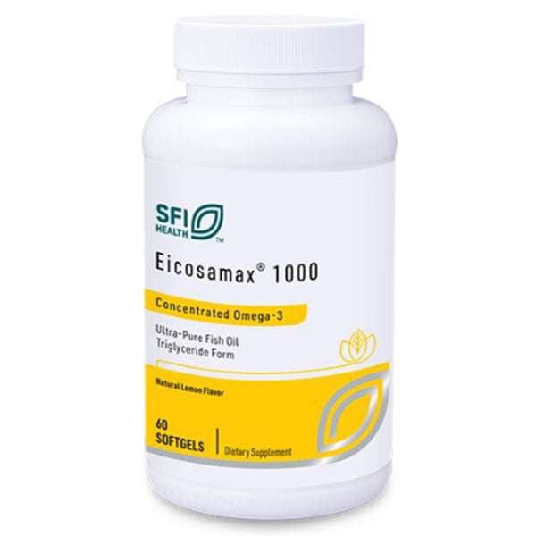 SFI Eicosamax 1000 heart, skin, joint, immune health, front label