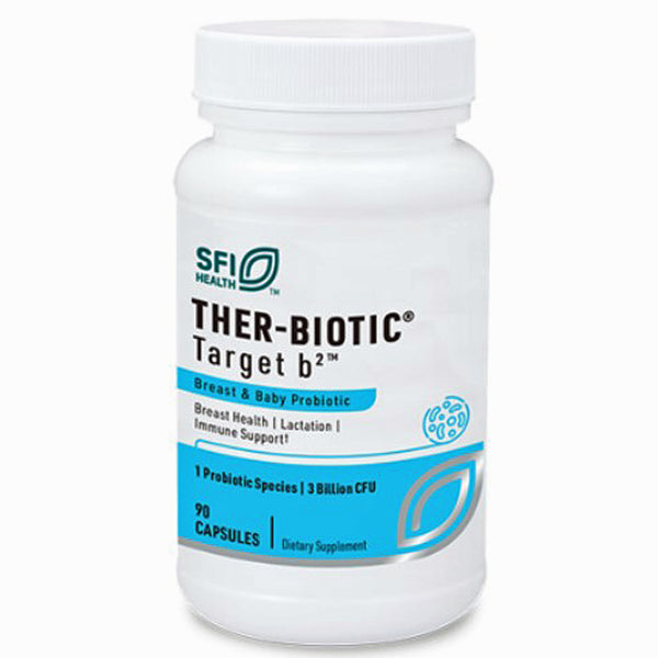 SFI Health Ther-Biotic Target B2 nursing mothers, probiotic, infant wellness, front label