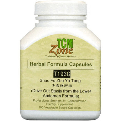 TCM Drive Out Stasis from the Lower Abdomen Formula - T193C Shao Fu Zhu Yu Tang 100vc