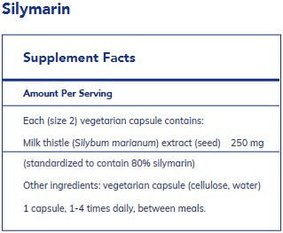 Pure Encapsulations Silymarin (milk thistle) 120c