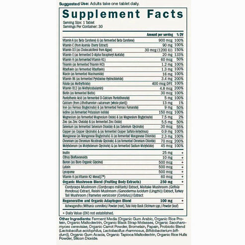 True Grace One Daily Women's Multivitamin (refill) 90 vegan tabs