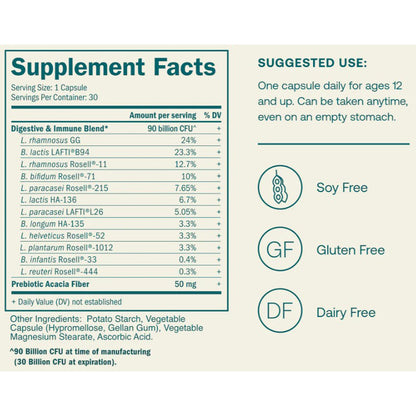 True Grace One Daily Probiotic 30 veg caps