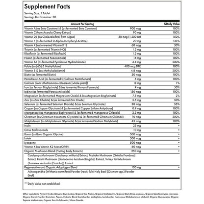 True Grace One Daily Women's Multivitamin 30 vegan tabs