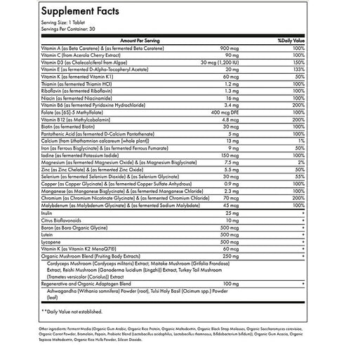 True Grace One Daily Women's Multivitamin 30 vegan tabs