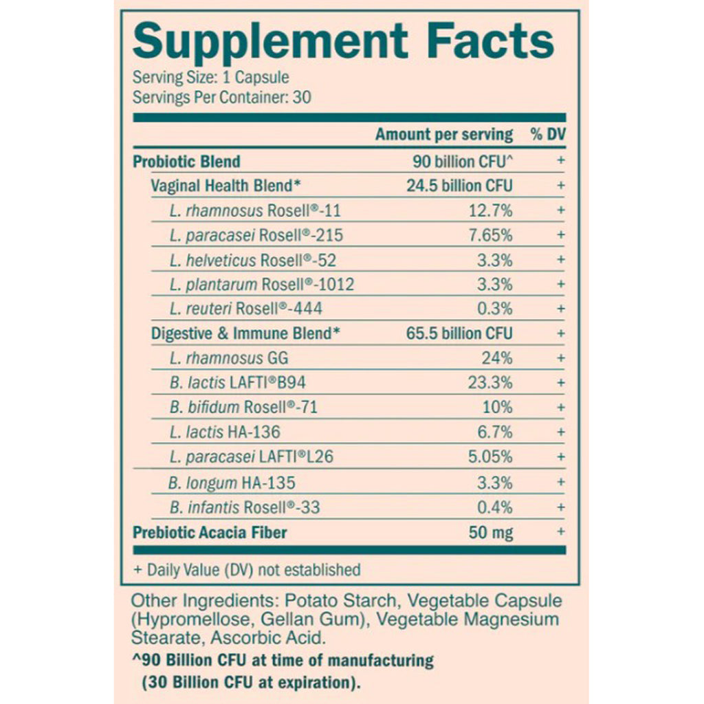 True Grace One Daily Women's Probiotic 30 veg caps