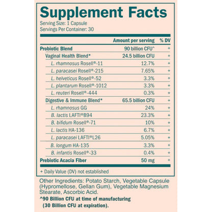 True Grace One Daily Women's Probiotic 30 veg caps