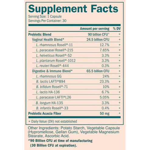 True Grace One Daily Women's Probiotic 30 veg caps