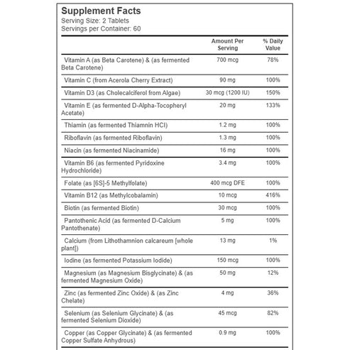 True Grace Daily Women's 50+ Multivitamin 60 tabs