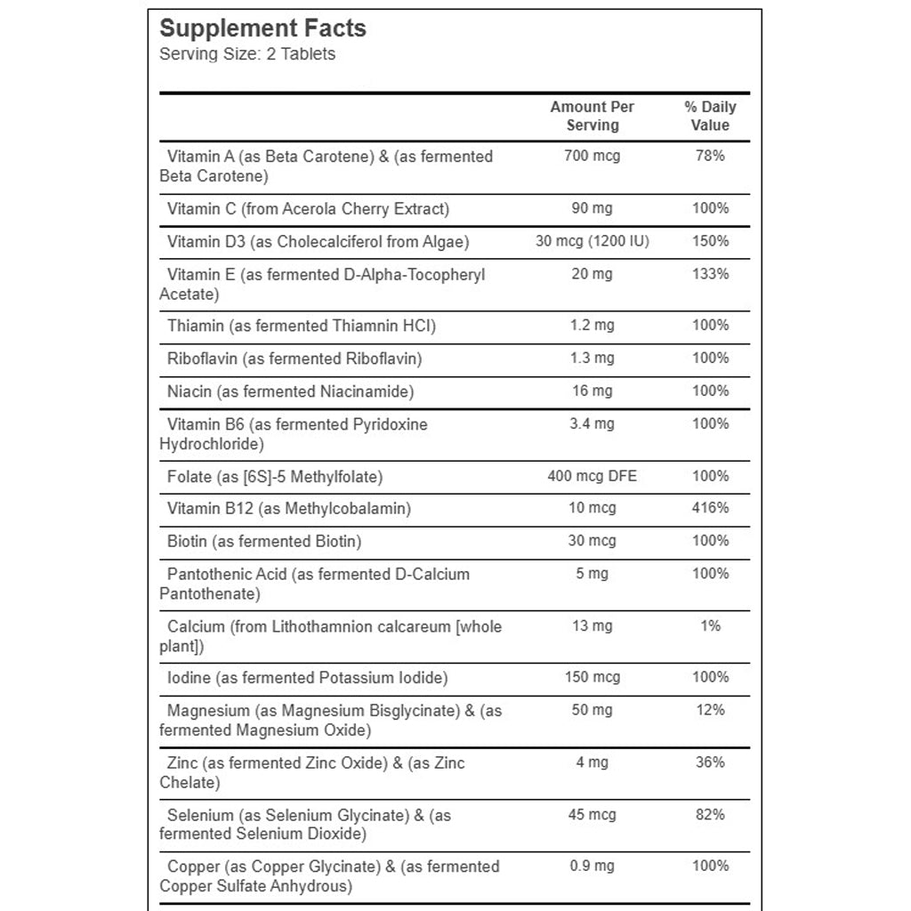 True Grace Daily Women's 50+ Multivitamin (refill) 120 tablets