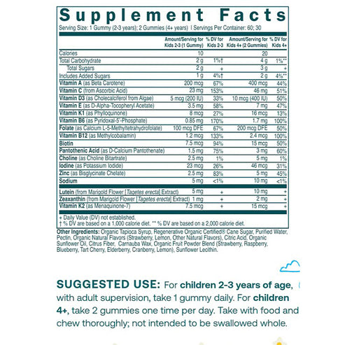 True Grace True Littles Daily Kids Multivitamin 120 pectin gummies