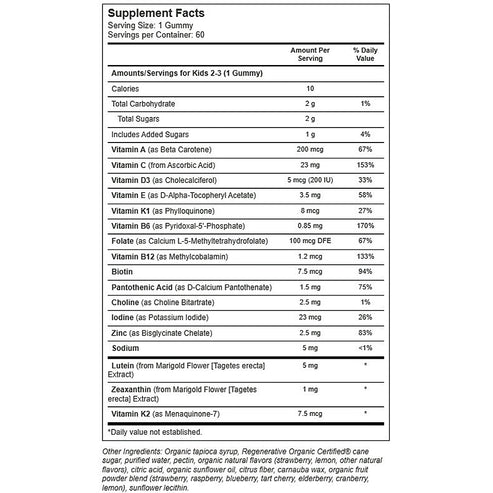 True Grace True Littles Daily Kids Multivitamin 60 pectin gummies