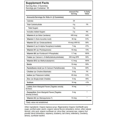 True Grace True Littles Daily Kids Multivitamin 60 pectin gummies