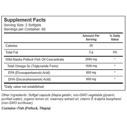 True Grace Omega-3 Fish Oil 120 sg