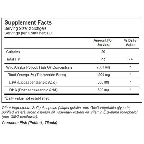 True Grace Omega-3 Fish Oil 120 sg