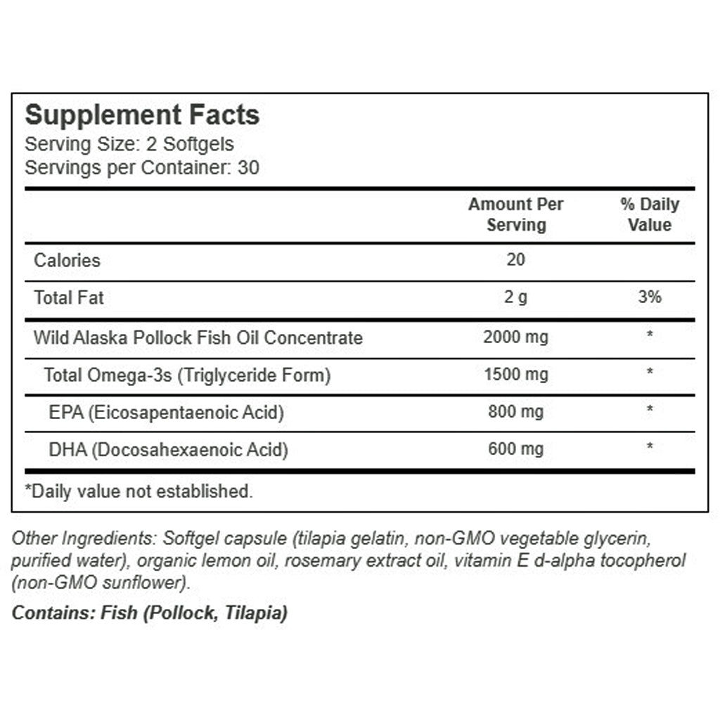 True Grace Omega-3 Fish Oil 60 sg