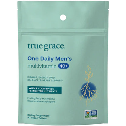 True Grace One Daily Men's 40+ Multivitamin 90 vegan tabs
