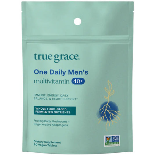 True Grace One Daily Men's 40+ Multivitamin 90 vegan tabs