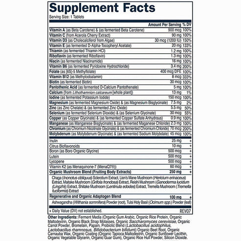 True Grace One Daily Men's 40+ Multivitamin 90 vegan tabs