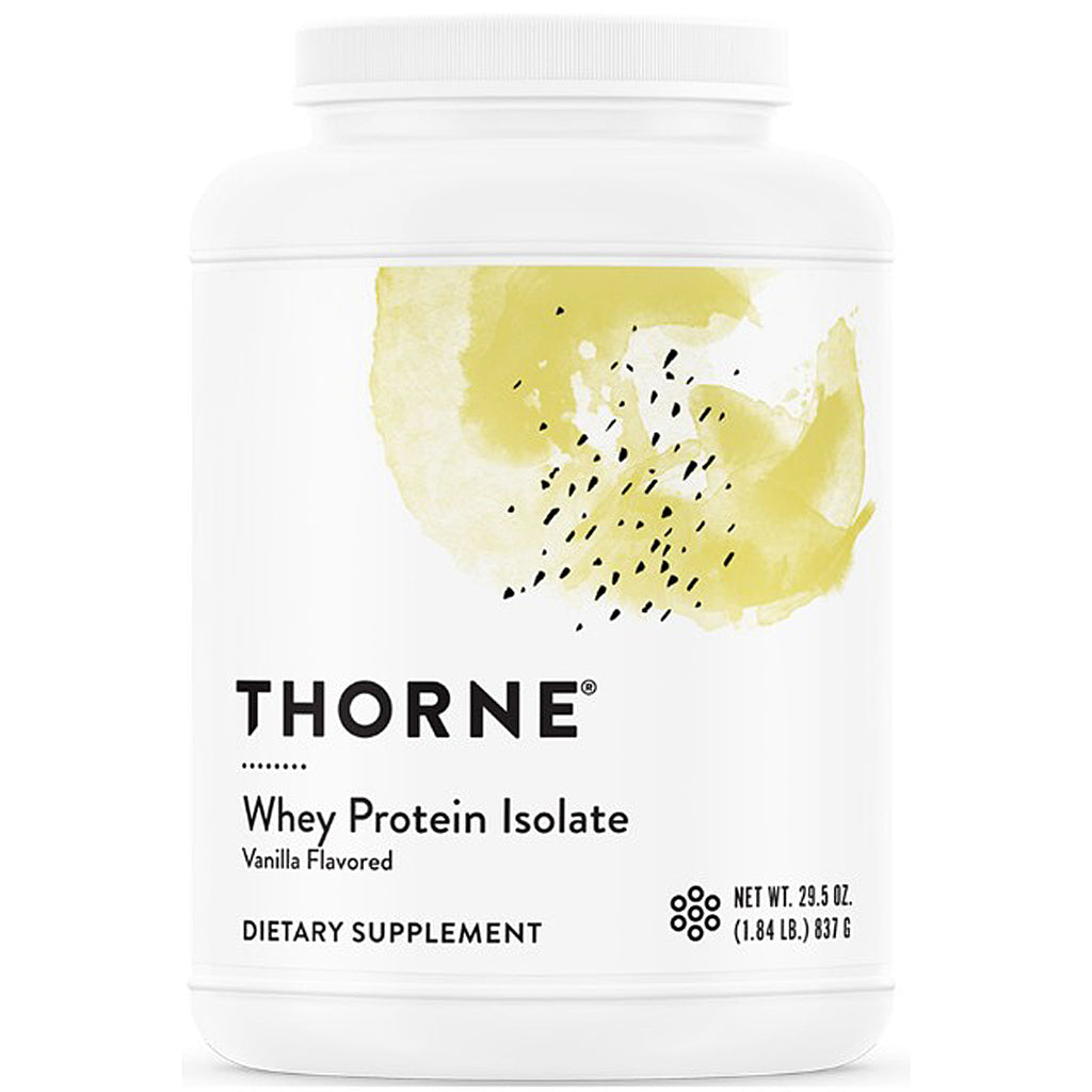Thorne Whey Protein Isolate Vanilla 28.5 oz (807g)