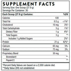 Thorne Whey Protein Isolate Vanilla 28.5 oz (807g)