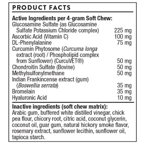 Thorne Vet Joint Maintenance (chews & softgels) Bundle