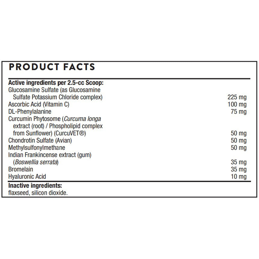 Thorne Vet Joint Support Formula-Powder (formerly Arthroplex) 5.84 oz (165.6g)