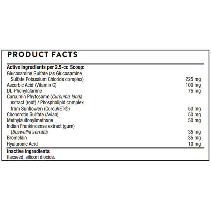 Thorne Vet Joint Support Formula-Powder (formerly Arthroplex) 5.84 oz (165.6g)