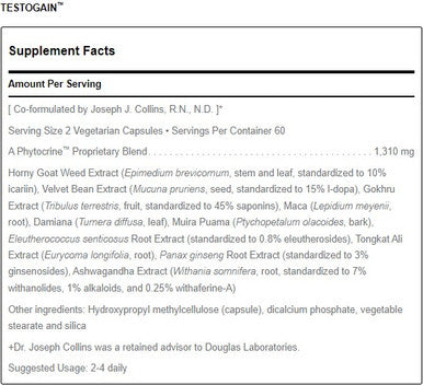 Douglas Laboratories TestoGain 120c