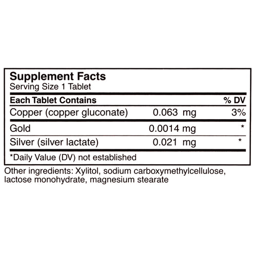 UNDA Gammadyn Cu-Au-Ag 30 Tablets