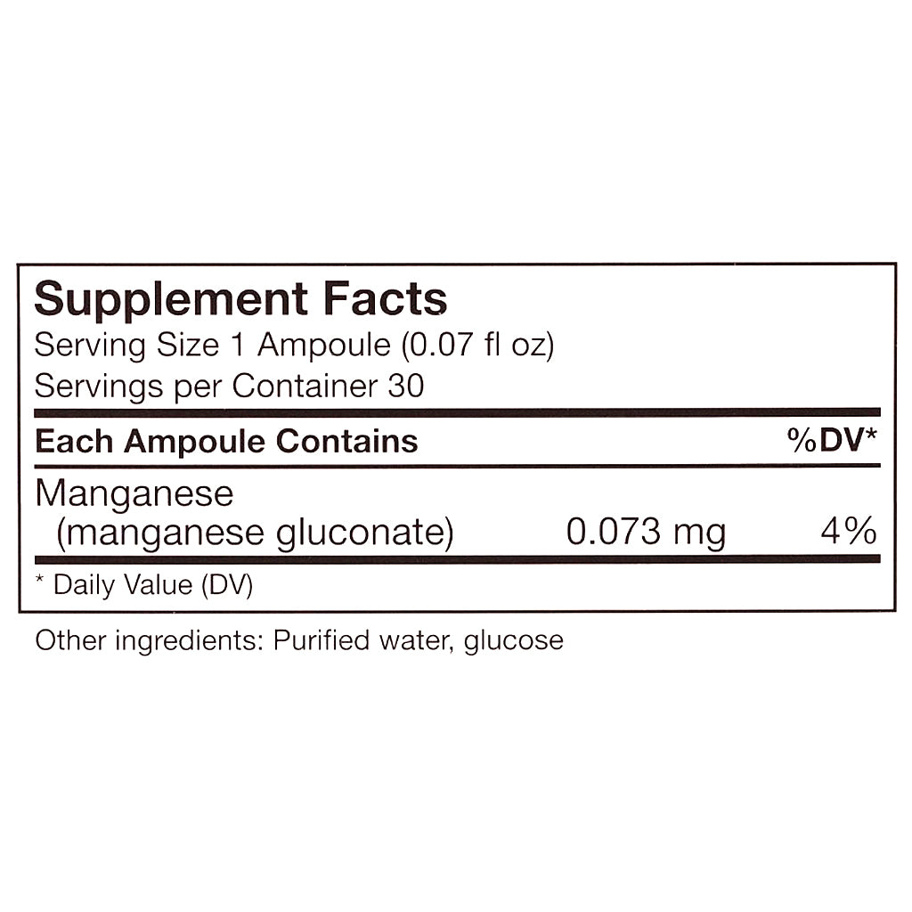 UNDA Gammadyn Mn (manganese) 30 ampoules