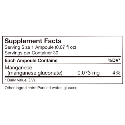 UNDA Gammadyn Mn (manganese) 30 ampoules