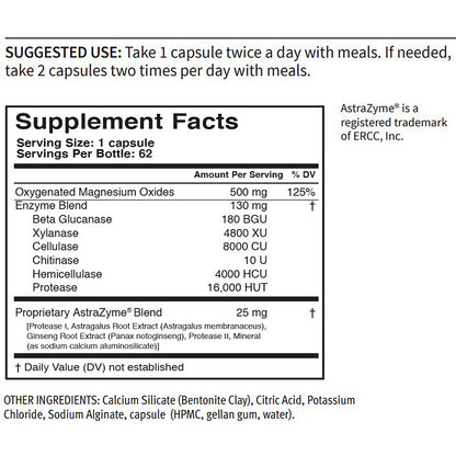 U.S Enzymes Cleansxym 62 vegetarian capsules