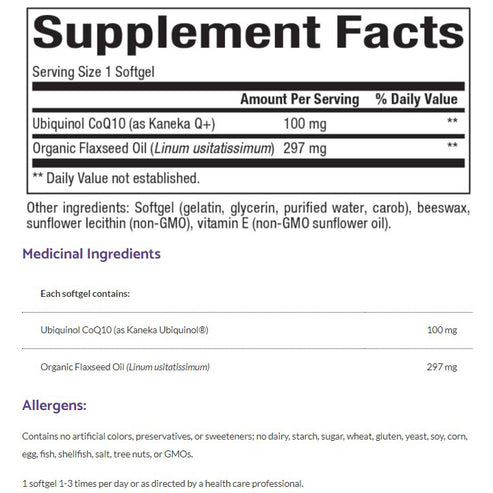Bioclinic Naturals Ubiquinol CoQ10 100mg 60sg