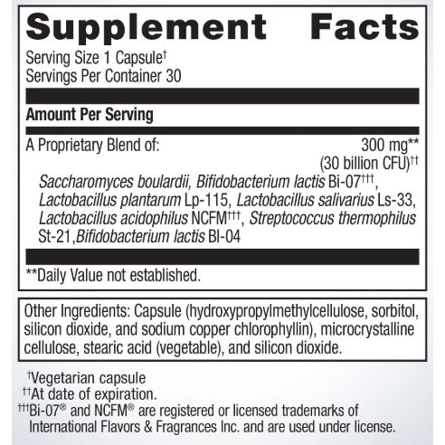 Metagenics UltraFlora Spectrum Probiotic 30c