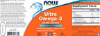 NOW Ultra Omega-3 500 EPA / 250 DHA 90sg