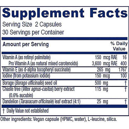 Vitanica Breast Cycle Blend 60vc
