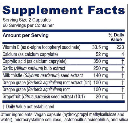 A Supplement Facts label showing a vegan supplement with various plant-based nutrients and ingredients listed in a table format on a white background.