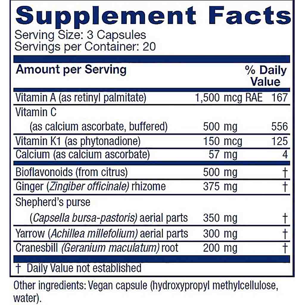 Vitanica Slow Flow 60 vegan capsules
