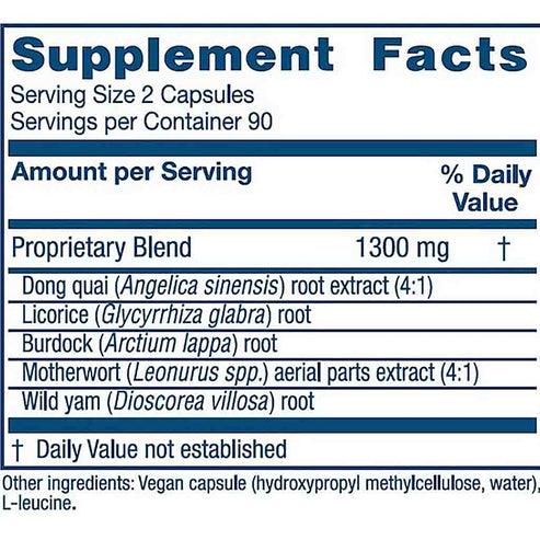 Vitanica Womens Phase II 90 vegan capsules