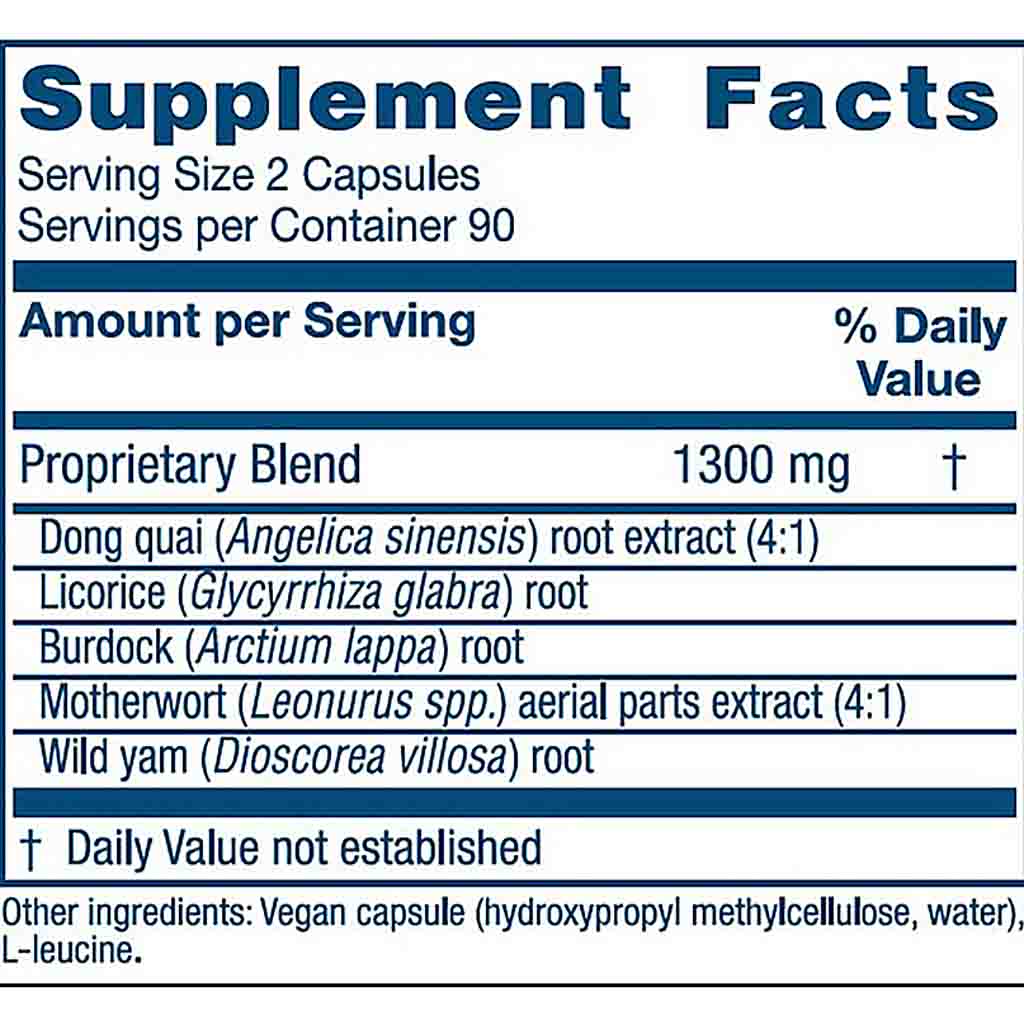Vitanica Womens Phase II 180 vegan capsules