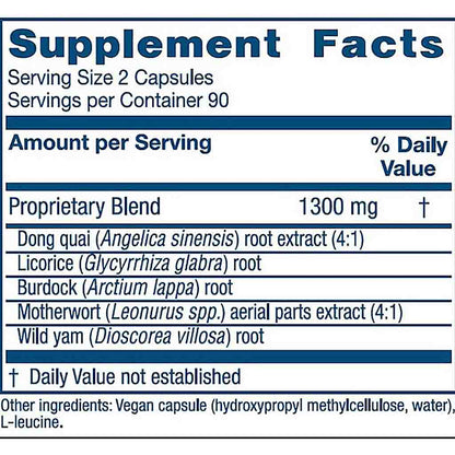 Vitanica Womens Phase II 180 vegan capsules