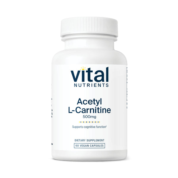 Vital Nutrients Acetyl L-Carnitine 500mg 60vc
