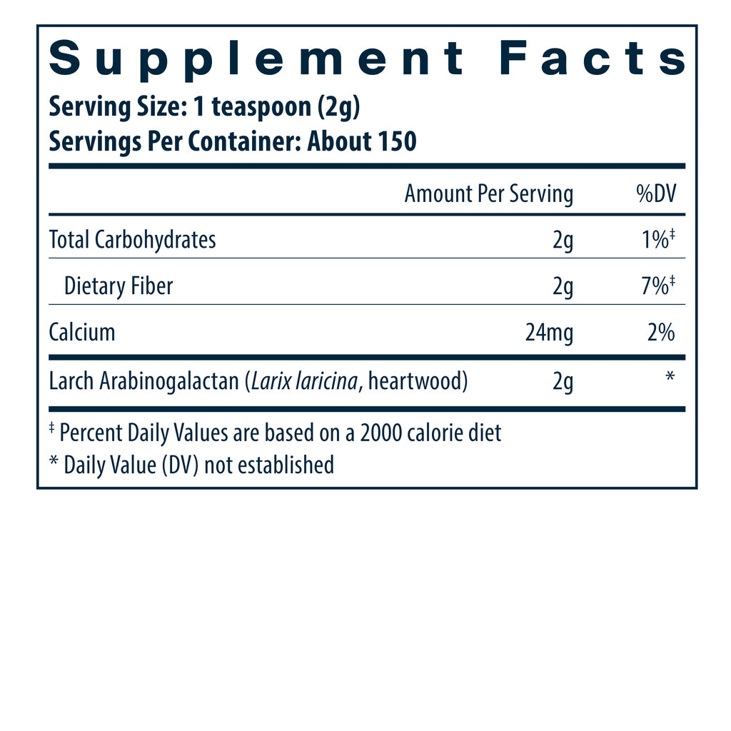 Vital Nutrients Arabinogalactan Powder 300g